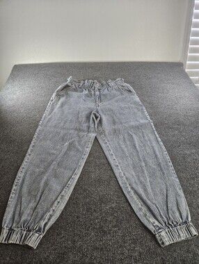 Indigo Rising Denim Joggers Medium